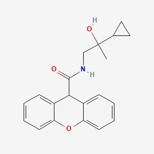 molecular formula C20H21NO3 B2874300 N-(2-环丙基-2-羟基丙基)-9H-呫吨-9-甲酰胺 CAS No. 1286720-07-7