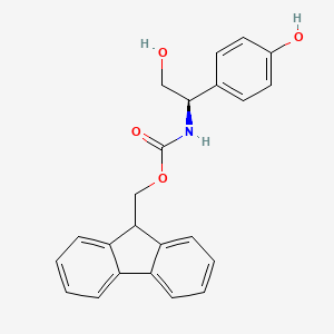 (R)-(9H-fluoren-9-yl)methyl (2-hydroxy-1-(4-hydroxyphenyl)ethyl)carbamate