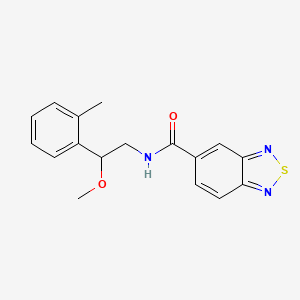 N-(2-methoxy-2-(o-tolyl)ethyl)benzo[c][1,2,5]thiadiazole-5-carboxamide