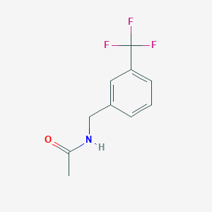 molecular formula C10H10F3NO B2874345 N-{[3-(三氟甲基)苯基]甲基}乙酰胺 CAS No. 86010-63-1