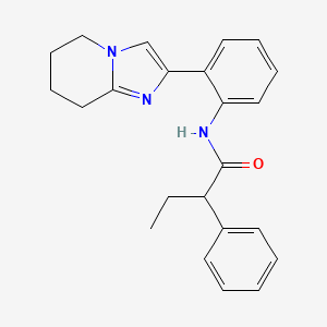2-phenyl-N-(2-(5,6,7,8-tetrahydroimidazo[1,2-a]pyridin-2-yl)phenyl)butanamide