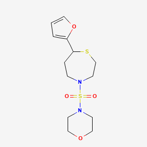 4-((7-(Furan-2-yl)-1,4-thiazepan-4-yl)sulfonyl)morpholine