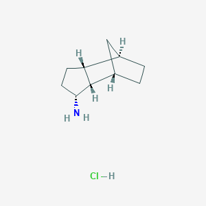 (1S,2S,3R,6R,7R)-Tricyclo[5.2.1.02,6]decan-3-amine;hydrochloride