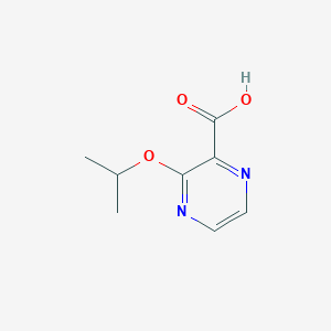 molecular formula C8H10N2O3 B2874409 3-Isopropoxypyrazine-2-carboxylic acid CAS No. 1342066-82-3