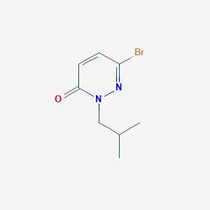 3-Bromo-1-(2-methylpropyl)-1,6-dihydropyridazin-6-one