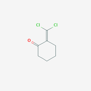 molecular formula C7H8Cl2O B2874444 2-(Dichloromethylene)cyclohexanone CAS No. 10412-36-9