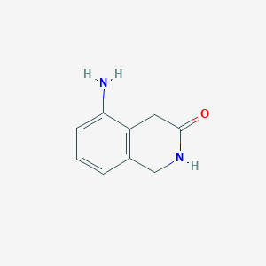 molecular formula C9H10N2O B2874470 5-Amino-1,2-dihydroisoquinolin-3(4H)-one CAS No. 1935269-00-3