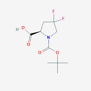 (R)-1-(Tert-butoxycarbonyl)-4,4-difluoropyrrolidine-2-carboxylic acid
