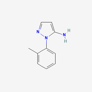 molecular formula C10H11N3 B2874557 2-(2-甲基苯基)-2,3-二氢-1H-吡唑-3-亚胺 CAS No. 1333801-83-4