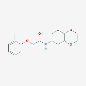 N-(octahydrobenzo[b][1,4]dioxin-6-yl)-2-(o-tolyloxy)acetamide