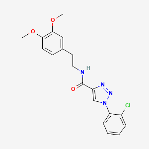 1-(2-chlorophenyl)-N-[2-(3,4-dimethoxyphenyl)ethyl]-1H-1,2,3-triazole-4-carboxamide