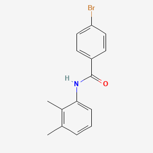 molecular formula C15H14BrNO B2874602 4-bromo-N-(2,3-dimethylphenyl)benzamide CAS No. 331270-86-1