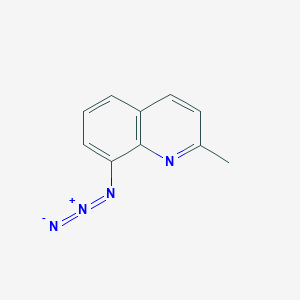 molecular formula C10H8N4 B2874624 8-Azido-2-methylquinoline CAS No. 50400-07-2