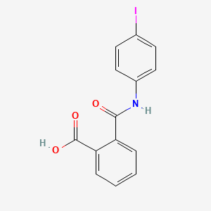 molecular formula C14H10INO3 B2874636 2-((4-Iodophenyl)carbamoyl)benzoic acid CAS No. 60040-91-7