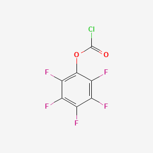 molecular formula C7ClF5O2 B2874653 五氟苯基氯甲酸酯 CAS No. 36919-02-5