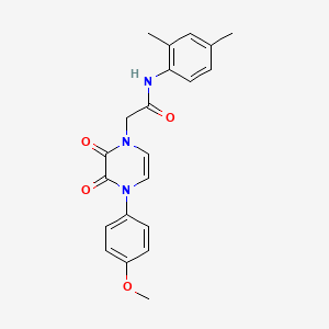 N-(2,4-dimethylphenyl)-2-[4-(4-methoxyphenyl)-2,3-dioxopyrazin-1-yl]acetamide