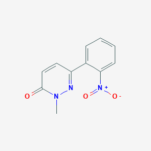 2-methyl-6-(2-nitrophenyl)pyridazin-3(2H)-one