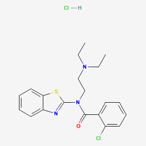 N-(benzo[d]thiazol-2-yl)-2-chloro-N-(2-(diethylamino)ethyl)benzamide hydrochloride