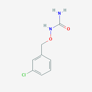 molecular formula C8H9ClN2O2 B2874740 N-[(3-chlorobenzyl)oxy]urea CAS No. 339103-78-5