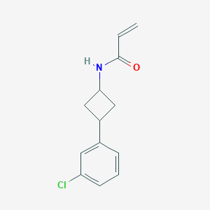 N-[3-(3-Chlorophenyl)cyclobutyl]prop-2-enamide