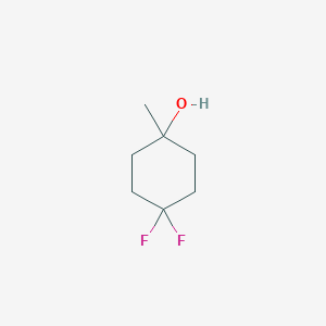 molecular formula C7H12F2O B2874759 4,4-Difluoro-1-methylcyclohexan-1-ol CAS No. 1494596-57-4