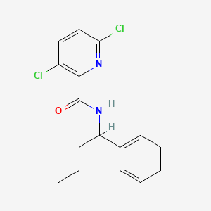 3,6-dichloro-N-(1-phenylbutyl)pyridine-2-carboxamide