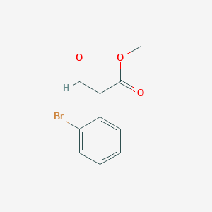 molecular formula C10H9BrO3 B2874782 Methyl 2-(2-bromophenyl)-3-oxopropanoate CAS No. 1103768-13-3