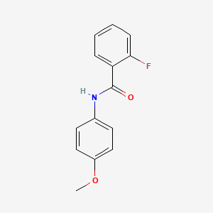 molecular formula C14H12FNO2 B2874803 2-Fluoro-N-(4-methoxyphenyl)benzamide CAS No. 212209-96-6