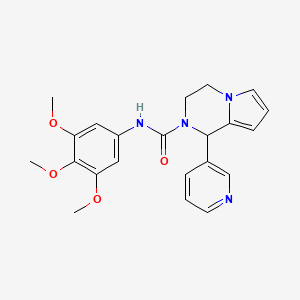 1-(pyridin-3-yl)-N-(3,4,5-trimethoxyphenyl)-3,4-dihydropyrrolo[1,2-a]pyrazine-2(1H)-carboxamide