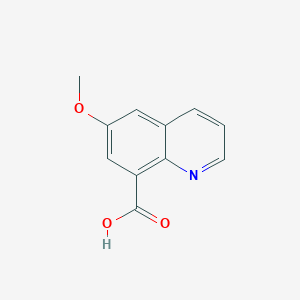 molecular formula C11H9NO3 B2874811 6-Methoxyquinoline-8-carboxylic acid CAS No. 408536-52-7