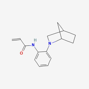N-[2-(2-Azabicyclo[2.2.1]heptan-2-yl)phenyl]prop-2-enamide