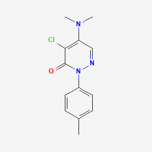 4-Chloro-5-(dimethylamino)-2-(4-methylphenyl)-3-pyridazinone