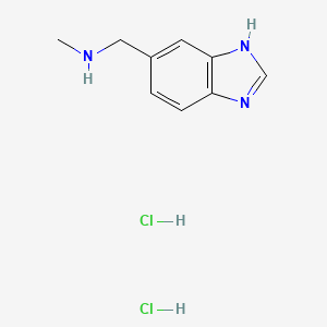 1-(3H-Benzimidazol-5-yl)-N-methylmethanamine;dihydrochloride