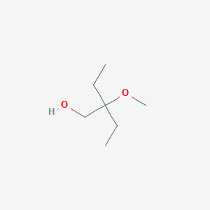 molecular formula C7H16O2 B2874829 2-Ethyl-2-methoxybutan-1-ol CAS No. 107609-48-3