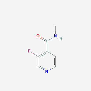 molecular formula C7H7FN2O B2874833 3-fluoro-N-methylpyridine-4-carboxamide CAS No. 1493996-94-3