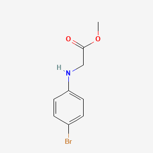 molecular formula C9H10BrNO2 B2874853 methyl N-(4-bromophenyl)glycinate CAS No. 131770-56-4