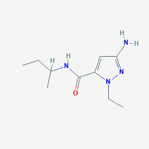 3-amino-N-(sec-butyl)-1-ethyl-1H-pyrazole-5-carboxamide
