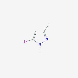 molecular formula C5H7IN2 B2874892 1,3-Dimethyl-5-iodopyrazole CAS No. 85779-98-2