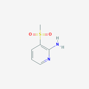 molecular formula C6H8N2O2S B2874928 2-Pyridinamine, 3-(methylsulfonyl)- CAS No. 878805-97-1