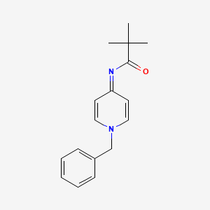 N-(1-benzylpyridin-4(1H)-ylidene)pivalamide
