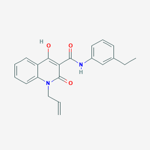 1-allyl-N-(3-ethylphenyl)-4-hydroxy-2-oxo-1,2-dihydroquinoline-3-carboxamide
