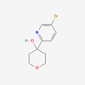 4-(5-Bromopyridin-2-yl)oxan-4-ol