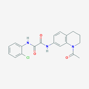 N-(1-acetyl-3,4-dihydro-2H-quinolin-7-yl)-N'-(2-chlorophenyl)oxamide