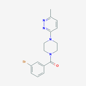 (3-Bromophenyl)(4-(6-methylpyridazin-3-yl)piperazin-1-yl)methanone