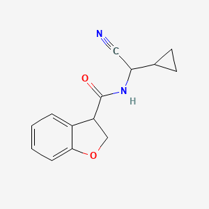 N-[cyano(cyclopropyl)methyl]-2,3-dihydro-1-benzofuran-3-carboxamide