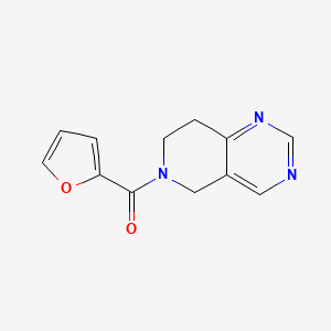 molecular formula C12H11N3O2 B2874981 (7,8-dihydropyrido[4,3-d]pyrimidin-6(5H)-yl)(furan-2-yl)methanone CAS No. 1796946-41-2