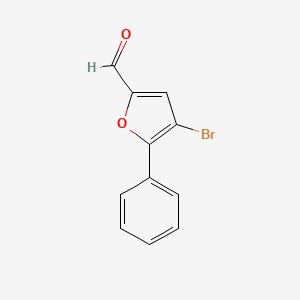 4-Bromo-5-phenylfuran-2-carbaldehyde