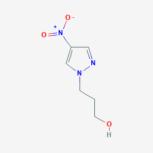 molecular formula C6H9N3O3 B2875041 3-(4-Nitro-pyrazol-1-yl)-propan-1-ol CAS No. 1006440-58-9