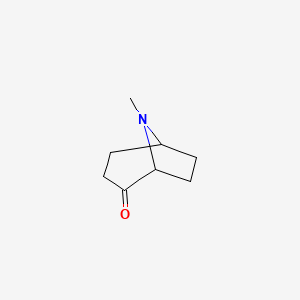 molecular formula C8H13NO B2875055 8-Methyl-8-azabicyclo[3.2.1]octan-2-one CAS No. 78477-91-5