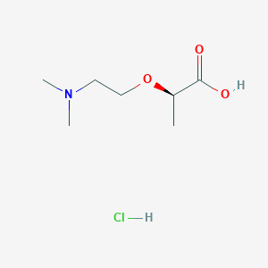 (2R)-2-[2-(Dimethylamino)ethoxy]propanoic acid;hydrochloride